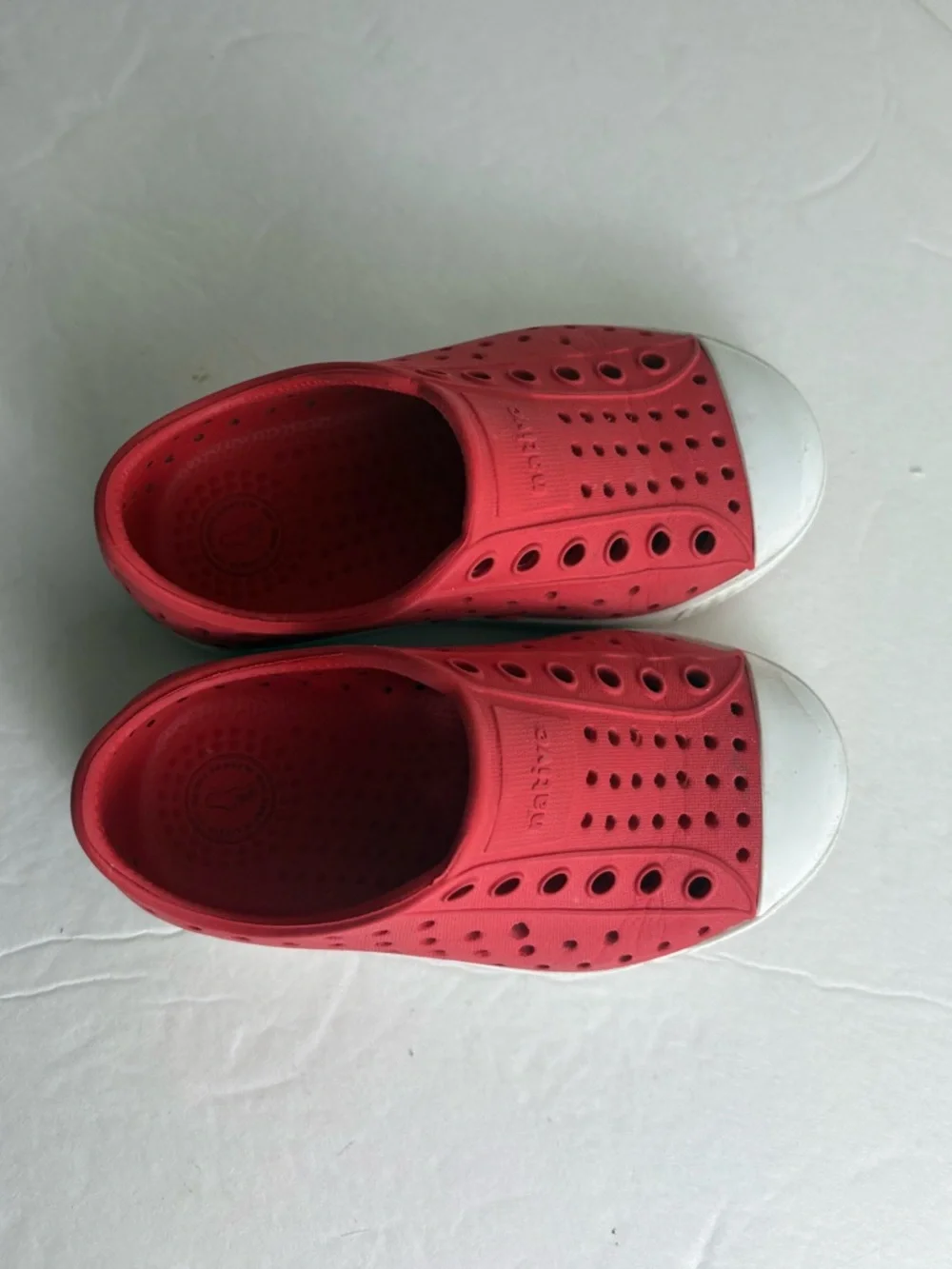 Native Red Slip-On Sneakers